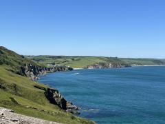 Looking down towards Hallsands, and Beesands past the next hump!